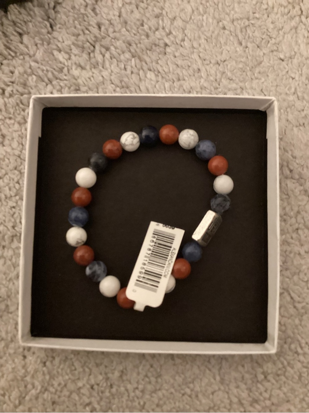 Alex and Ani - Team U.S.A. - Red, White & Blue Beaded Stretch Bracelet